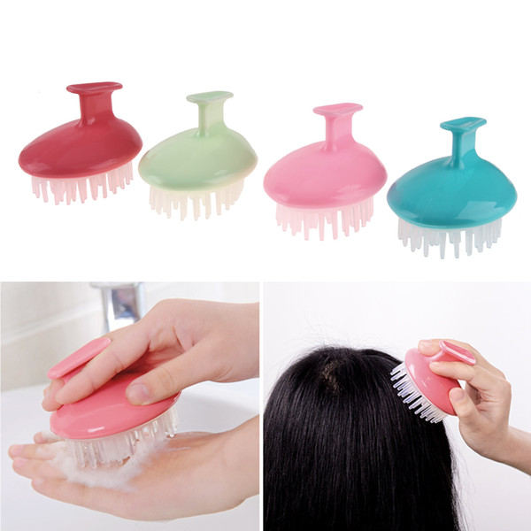 Head Hair Washing Scalp Massage Brush Skin Care Muscle Relax Body Shower Hair Washing Scalp Comb Massage Brush Random Color