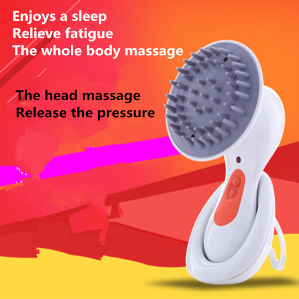 Sell like hot cakes decompression Waterproof massager rechargeable electric head scalp massager Massage health care equipment Massage comb