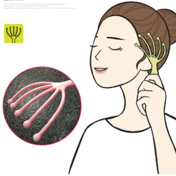 Head Massager Scalp Massage Claw Massage Scalp Finger Scratching Instrument Scalp Body Care Head Neck Massager 2019