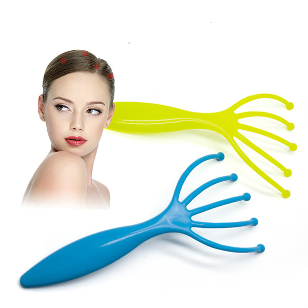 2pcs 5-Finger Head Massager SPA Scalp Claw Massager Body Massager Stress Release Relax Massage Tens Pain Relief