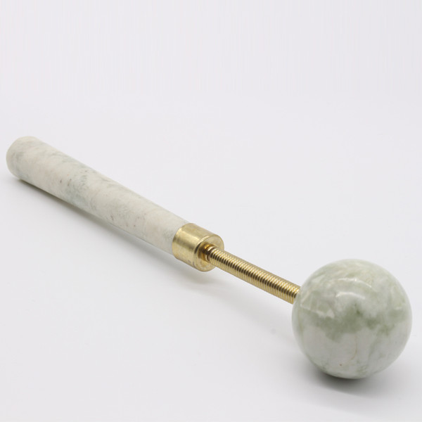 Natural Jade Stone Massage Hammer Slimming Relaxation Ball Tool Knock Hammer Foot Neck Muscle Massagers Health Products