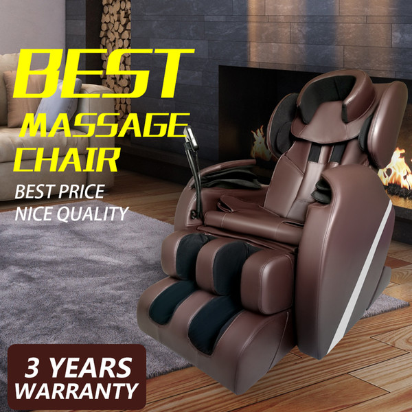 Free Tax Electric Full Body Shiatsu Massage Chair Foot Roller Zero Gravity w/Heat Massage Recliner