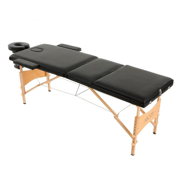 Portable Folding Massage Bed Adjustable SPA Therapy Tattoo Beauty Salon Massage Table Bed with Carrying Bag Ship From USA