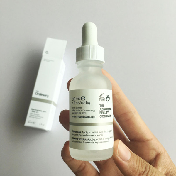 The Ordinary 10% + Zinc 1% 30ML Face Serum Oil Balance Reduce Skin Blemishes Whitening Moisturizer.