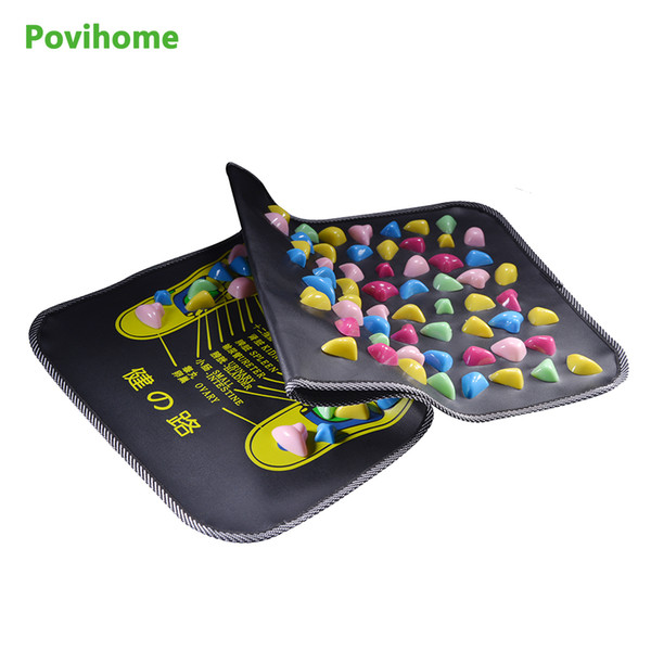 Acupressure Gravel Massager Mat Relieve Stress Pain Foot Massage accupuncture Natural Relief Stress Tension Walk Massage