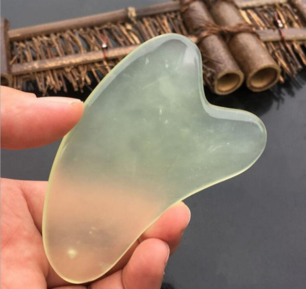 New Sale 10Pcs Natural Jade Gua Sha Skin Facial Care Treatment Massage Jade Scraping Tool SPA Salon Supplier Beauty Health Tools