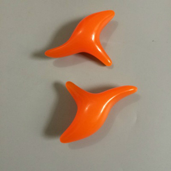 New Resin Wax Triangle Body Acupoint Massage Stick Acupuncture Point Lymphatic Shiatsu Fork Scrape Foot Massager Gua Sha Board Rod