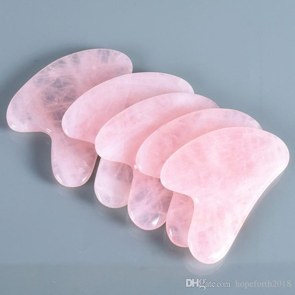 Natural Jade GUASHA Chinese Acupuncture Scraping tool back Massage Body Massager Gua Sha Board Scrape Therapy blood Circulate