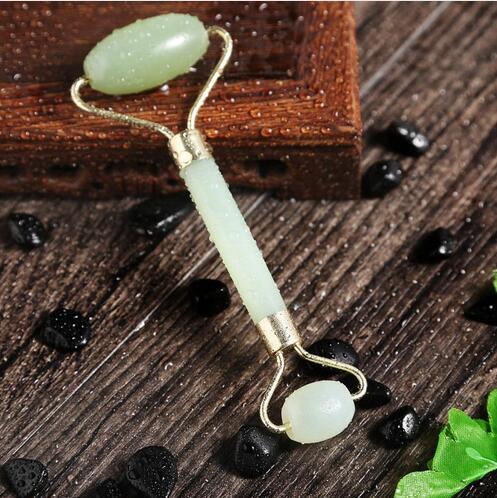 Hot Sale China Ancient Face Body SPA Massage Roller Facial Massager Jade Stone Anti-aging Cold Therapy Free Shipping