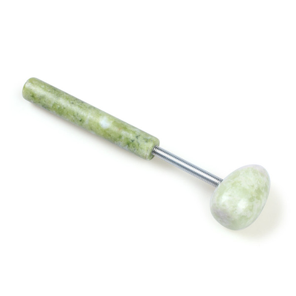 Handheld Jade Stone Body Massager Hammer Tool for Muscle Relax Human Health