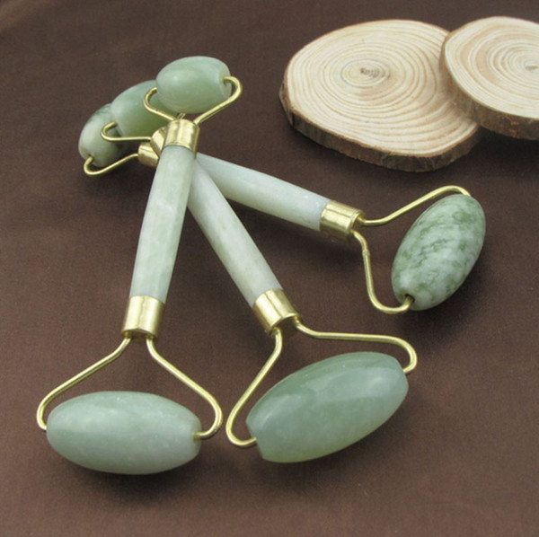 Natural Jade Roller Massager Massage the Face Natural Jade Face Lift Massage Jade Beauty Tools