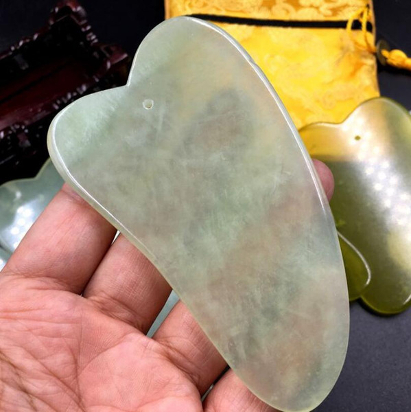 Gua Sha Skin Facial Care Treatment Massage Jade Tool SPA Salon Supplier Beauty Health Tools LX2156