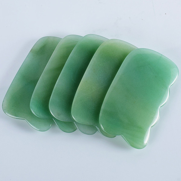 Natural Jade GUASHA back Massage Body Massager Gua Sha Board Scrape Therapy blood Circulate Chinese Acupuncture Scraping tool Massage Stones