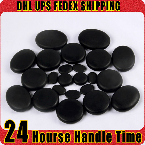 28pcs Massage Stones Hot Stone Therapy for Lymphatic Drainage Eliminate Fatigue Rheumatic and Arthritic Relief Body Slimming