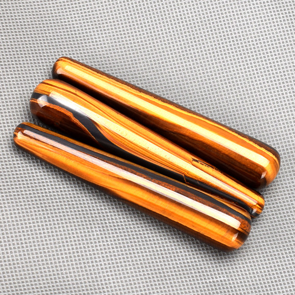 100%Natural Tiger Eye Crystal Stone Massage 11cm Slimming Face Pleasure Wand Magic Guasha Tool for Women Massage & Relaxation