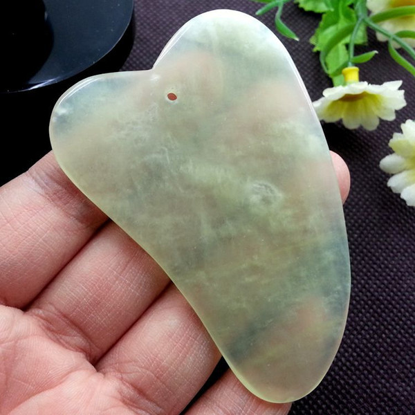 Hot Gua Sha Skin Facial Care Treatment Massage Jade Scraping Tool SPA Salon Supplier Beauty Health Tools free shipping