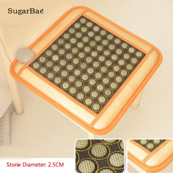 2018 Jade Mat High Sale Infrared Heated Tourmaline/Germanium Stone Massage Mat Korea Mattress Heating Massager