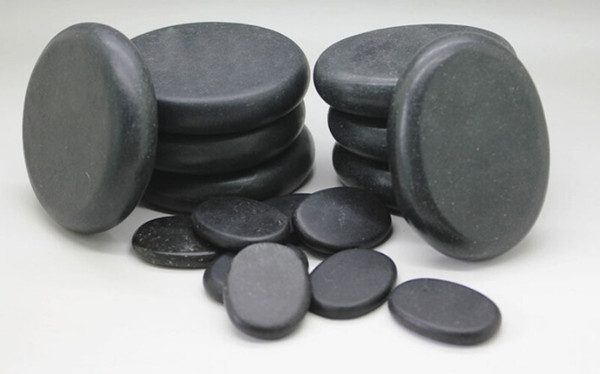 New massage stones massage natural energy massage stone set hot spa rock basalt stone 16pcs with Free Shipping