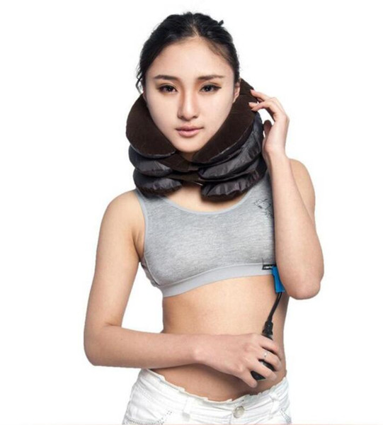 Inflatable Pillow Neck Back Shoulder Pain Relief Massager Cervical Traction Neck Cervical Traction Device Neck Care Massage