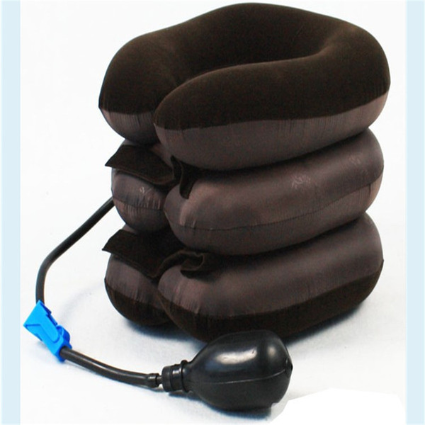 Neck Pillow Air Inflatable Pillow Cervical Brace Neck Shoulder Pain Relax Support Massager Pillow Air Cushion Traction Soft