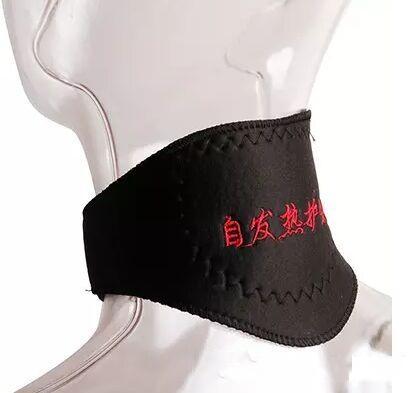 Black Self-heating Neck Guard Cervical Vertebra Self Heating Magnetic Massager Belt Tourmaline Support Orthopedic Heat Therapy Suppo