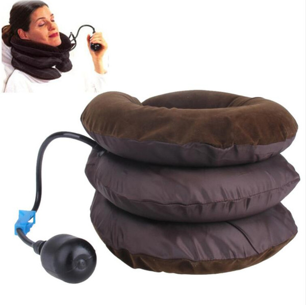 Air Cervical Neck Traction Soft Brace Device Support Cervical Traction Back Shoulder Pain Relief Massager Relaxation Health Care