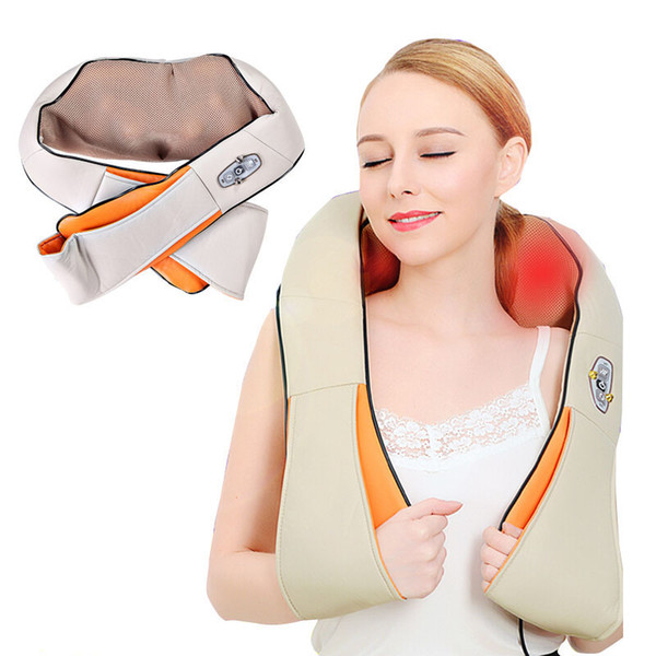 Home And Car Dual-Use Infrared Cervical Massage Shawls Pillow Shiatsu Kneading Neck And Shoulder Massager Body Massager