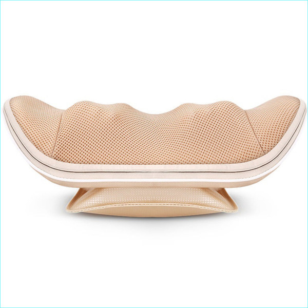 Neck and waist traction Heating Massage device Shoulder Back leg Massage Pillow Multifunctional Shiatsu Pinch Knead Roll Massage