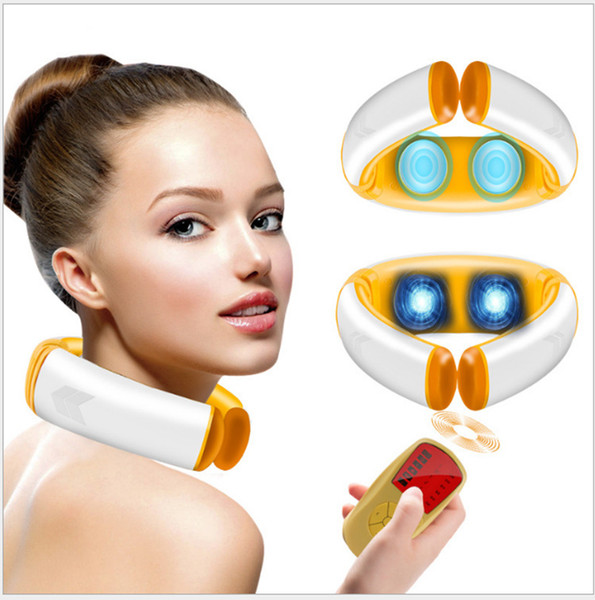 Intelligent cervical massager neck massager neck shoulder pulse hot moxibustion vibration physiotherapy instrument