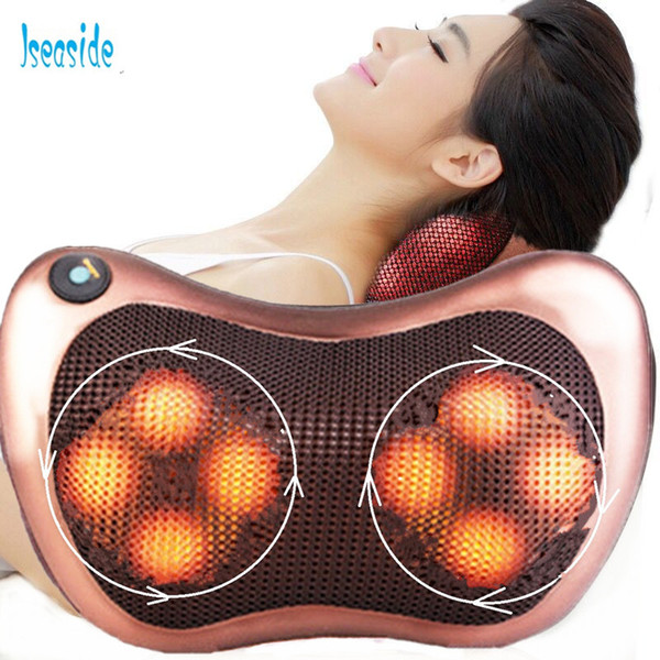 Neck Massager Car Home Cervical Shiatsu Massage Neck Back Waist Body Electric Multifunctional Massage Pillow CushionNeck Massage