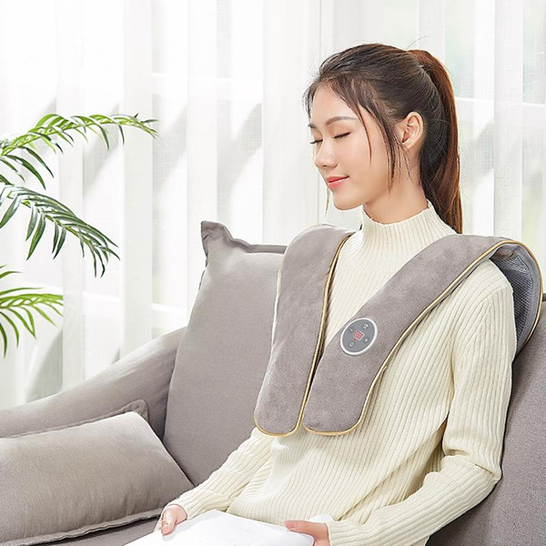 Electrical Shiatsu Back Neck Shoulder Body Massager Infrared Heated Kneading Car/Home Massagem Shoulder Neck Shoulder Massager BB