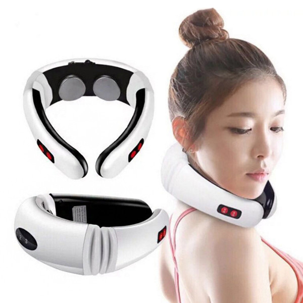 New Electric Neck Massager Battery Powered Kneading Back Shoulder Massage for Home Office Dropshipping