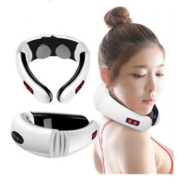 Electric Pulse Neck Massager Cervical Vertebra Impulse Massage Physiotherapeutic Acupuncture Magnetic Therapy Relief Pain