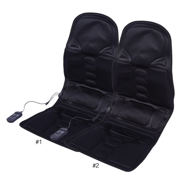 Electric Massage Chair Car Home Office Full Body Relax Back Neck Lumbar Pad Seat Heat Vibrating Mattress Shiatsu Therapy Bed Pad