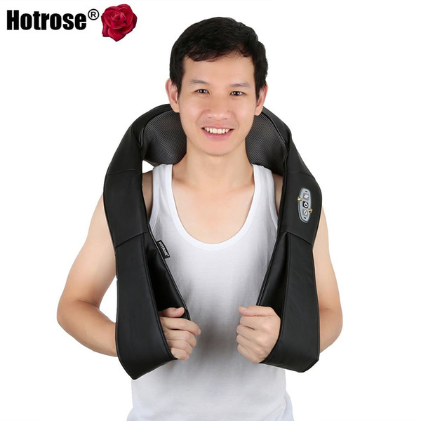 Electrical Shiatsu Massage Car Home Dual Back Neck Shoulder Kneading Warm Massage infrared Massage Knead Pillow Multifunction