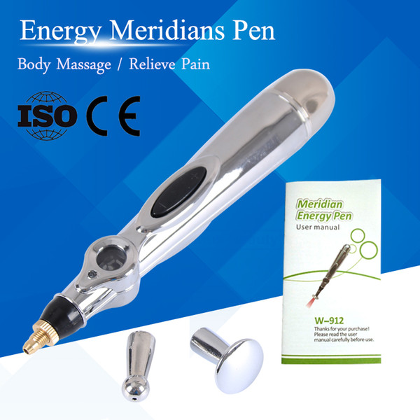 Hot Sale Magic Wand Massager Energy Meridians Pen Acupuncture Pen Body Head Foot Massager Electronic Health Massage Machine