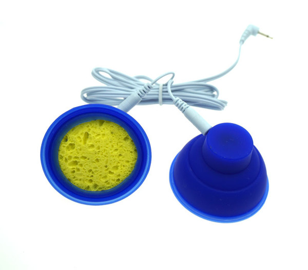 Silicone Adsorption Electrode Breast Enhancer Clitoris /Nipple Sucker Pump Massager Electro Sex Toys Electric Shock Accessory