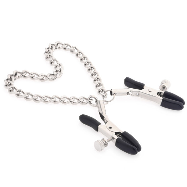 Adult Metal Nipple Clamps With Chains Breast Clips/ Clamps Sex Toys For Couples Sex Products For Women Adult Games
