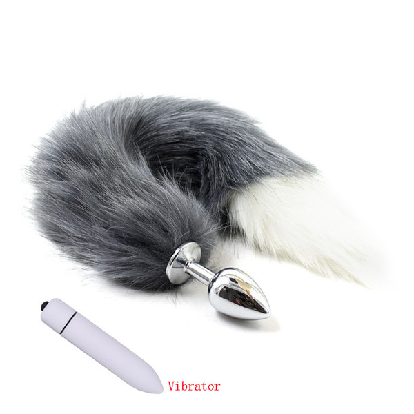 10 high-speed vibrators, metal anal plugs, fox tails, male sexy toys, female vibrating projectiles, but plugged in BDSM products, erotic toy