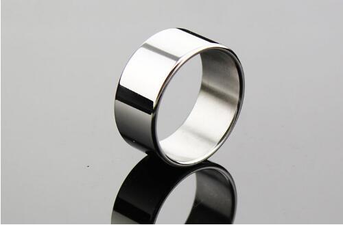 Stainless Steel Penis Ring Delay Rings Chastity Male Metal Fetish Delay Ejaculation Cockrings Adult Sex Toys For Man 26/28/30mm