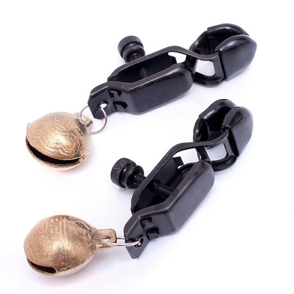 Fetish Nipple Clamps With Bells ,Metal Pussy Clitoris Stimulator Clip Sex Toys For Women Adult Games ,Nipple Clamps Sex Products