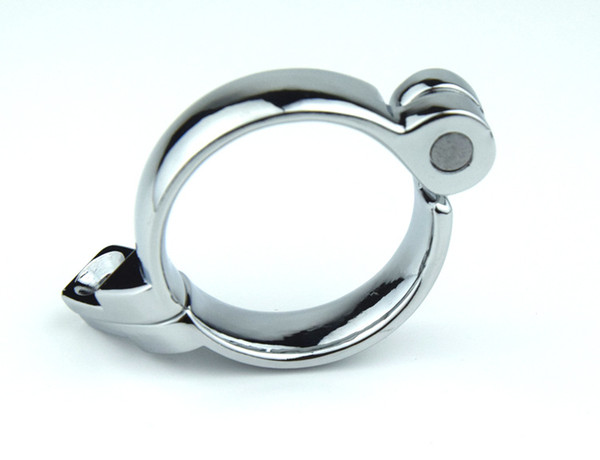 1 PC Adult supplies offbeat toys stainless steel male chastity belt lock clasp,cock ring,penis sleeve ring For Chastity Device