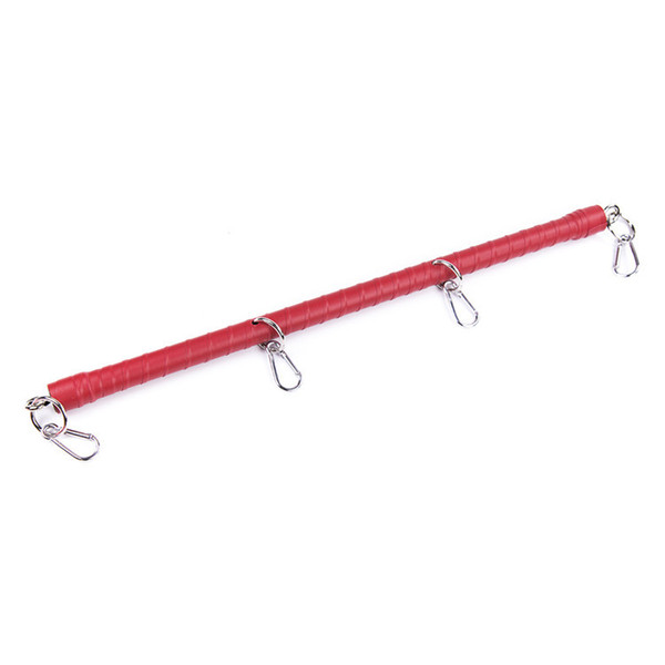 PU Leather Metal Sex Bondage Harness Bondage Spreader Bar For Hand Cuff Ankle Cuffs Fetish Restraints Sex Toys Products