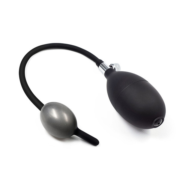 Inflatable Penis Plug Expandable Urethral Sound Inflate Catheter Air-filled Pump Adult Sex Toy for Men Gay