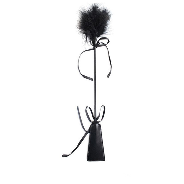Feather Whip PU Leather Paddle Whip Spanking Paddle Flirting Toys Adult Games Fetish Body Massage Fetish Sex Toys For Couples