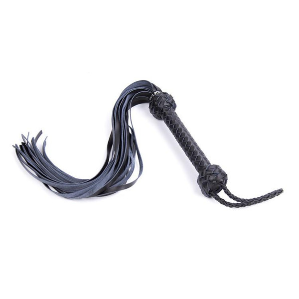 71cm Long Spanking Real Leather Whip, Handmade Paddle Slave Flogger Whip, Bondage Sex Flirting Erotic Whip For Adult Games