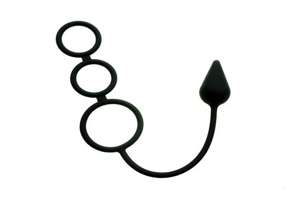 Delay Ejaculation Penis Ring Cock Cage With Ball Anal Plug Male Chastity Sex Products Ball Stretcher Cock Ring Sex Toys For Men