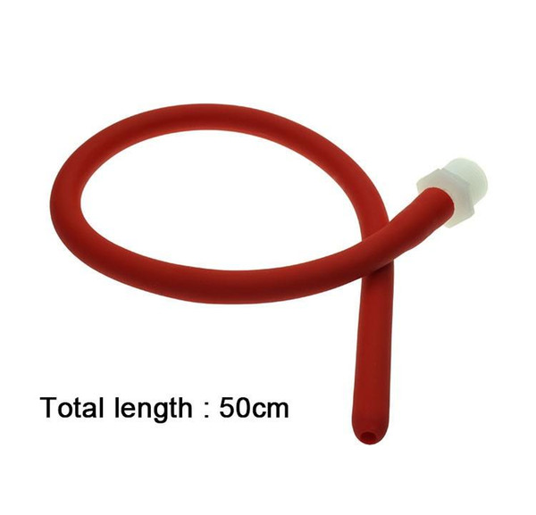 50cm Silicone Anal Tube Enema Anal Cleaning Butt Plug, Vaginal Cleaner Anal Plug Enemator Erotic Toys Sex Product For Men Woman Gay