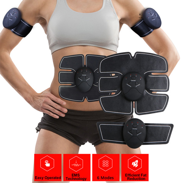 2017 Newest EMS Muscle Training Toner Gear ABS Trainer Fit Exercise Body Shape Fitness Massage Home Use
