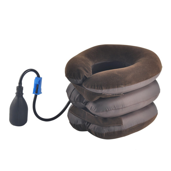 New Air Bag Tractor Cervical Neck Vertebra Traction Soft Brace Device MassagerNeck Care Body Massager with OPP bag 0613012